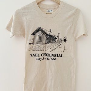 Vintage Yale Centennial T-shirt 1982